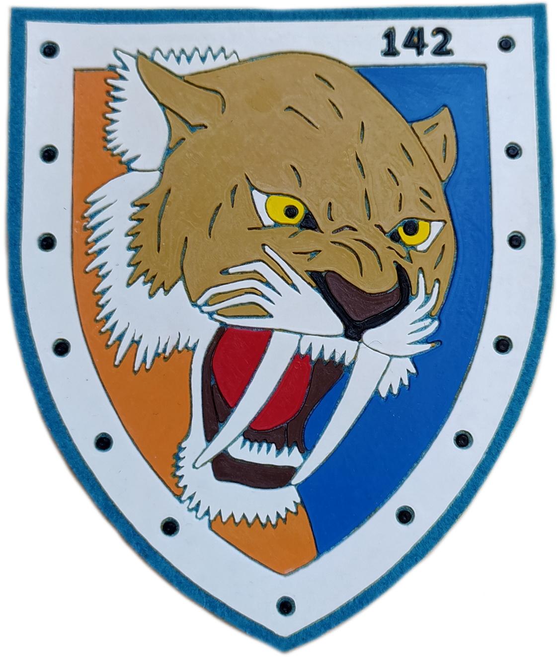 Ejército del aire escuadrón 142 parche insignia emblema distintivo