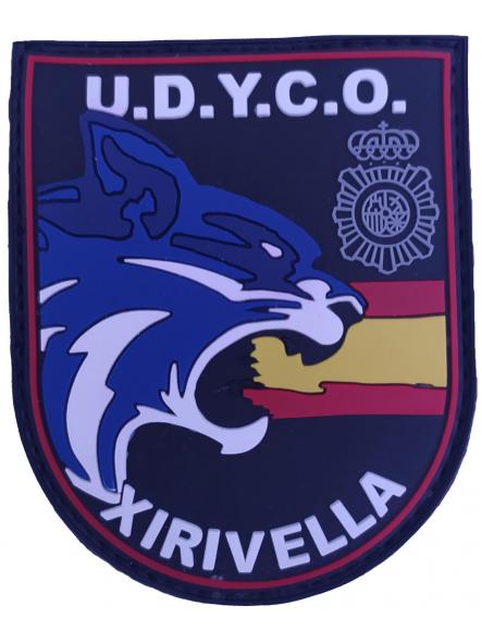 Policía Nacional Udyco Comisaría Xirivella parche insignia emblema police patch ecusson 