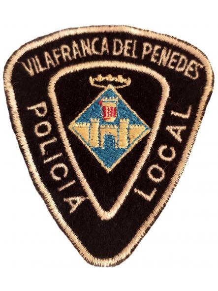 Policía Local Vilafranca del Penedés Cataluña parche insignia emblema police patch ecusson