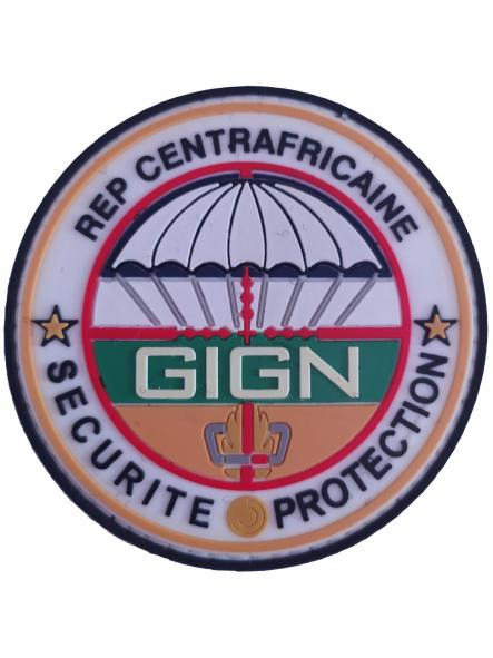 Gendarmerie France GIGN Securite Protection Embajada en la República Centroafricana parche insignia emblema distintivo ecusson [0]