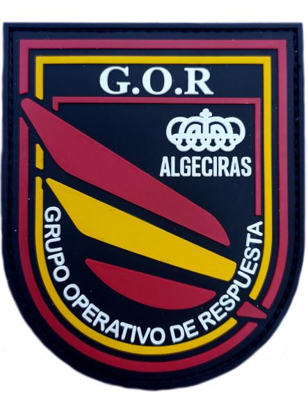 Policía Nacional CNP Grupo Operativo de Respuesta GOR Algeciras parche insignia emblema distintivo patch ecusson