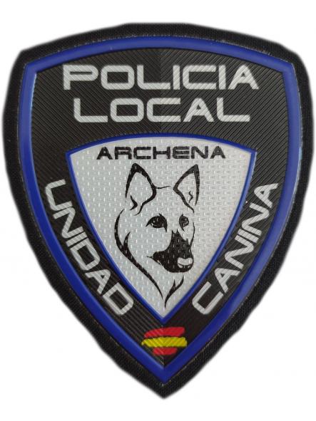 Policía Local Archena Unidad Canina K-9 Murcia parche insignia emblema dorado police patch ecusson