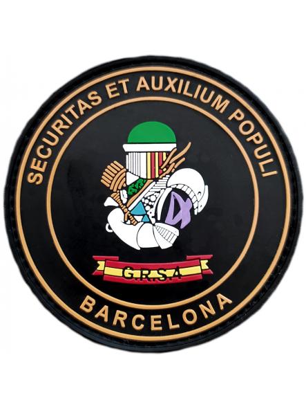 Guardia Civil Grupo de Reserva y Seguridad GRS 4 Barcelona parche insignia emblema Gendarmerie patch ecusson