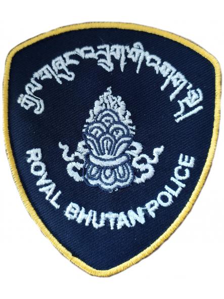 Royal Bhutan Police patch emblem ecusson Policía Nacional Butan parche insignia emblema  [0]