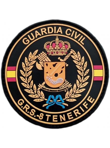 Guardia Civil Grupo de Reserva y Seguridad GRS 8 Tenerife parche insignia emblema Gendarmerie patch ecusson