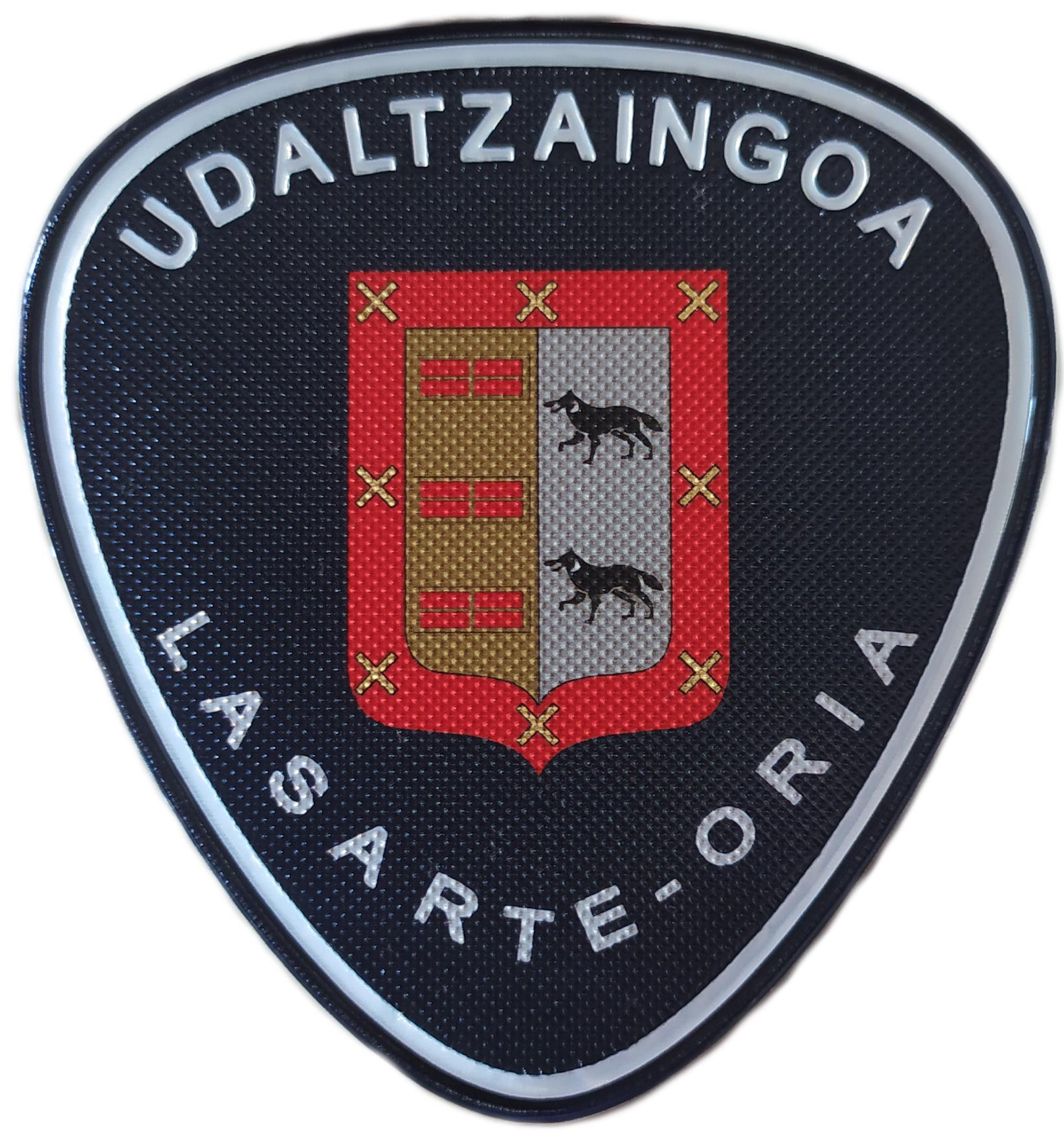Policía Municipal Udaltzaingoa Lasarte Oria parche insignia emblema police patch ecusson