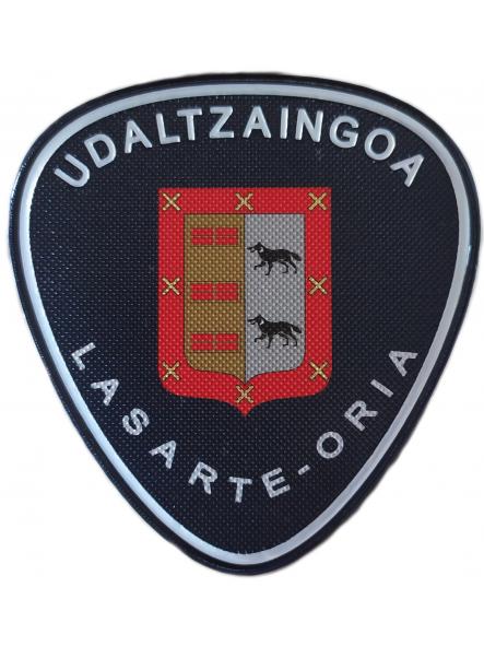 Policía Municipal Udaltzaingoa Lasarte Oria parche insignia emblema police patch ecusson