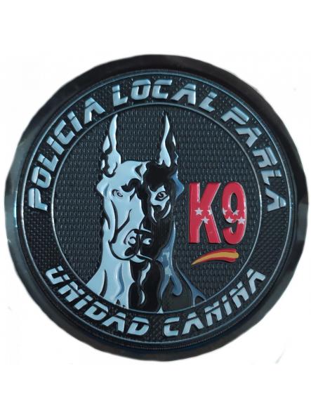 Policía Local Parla Madrid K9 Unidad Canina parche insignia emblema distintivo police patch ecusson