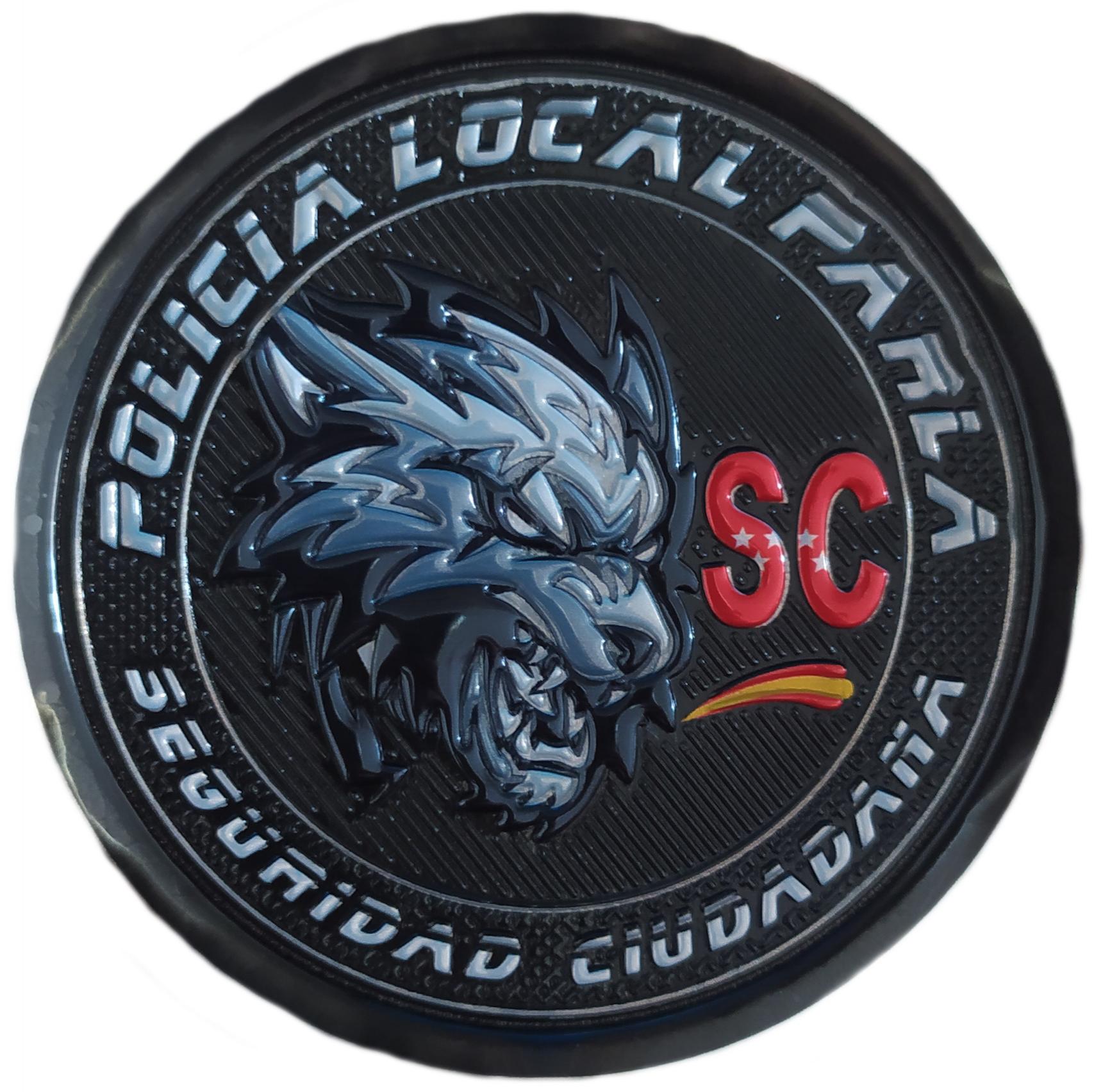 Policía Local Parla Madrid SC Seguridad Ciudadana parche insignia emblema distintivo police patch ecusson