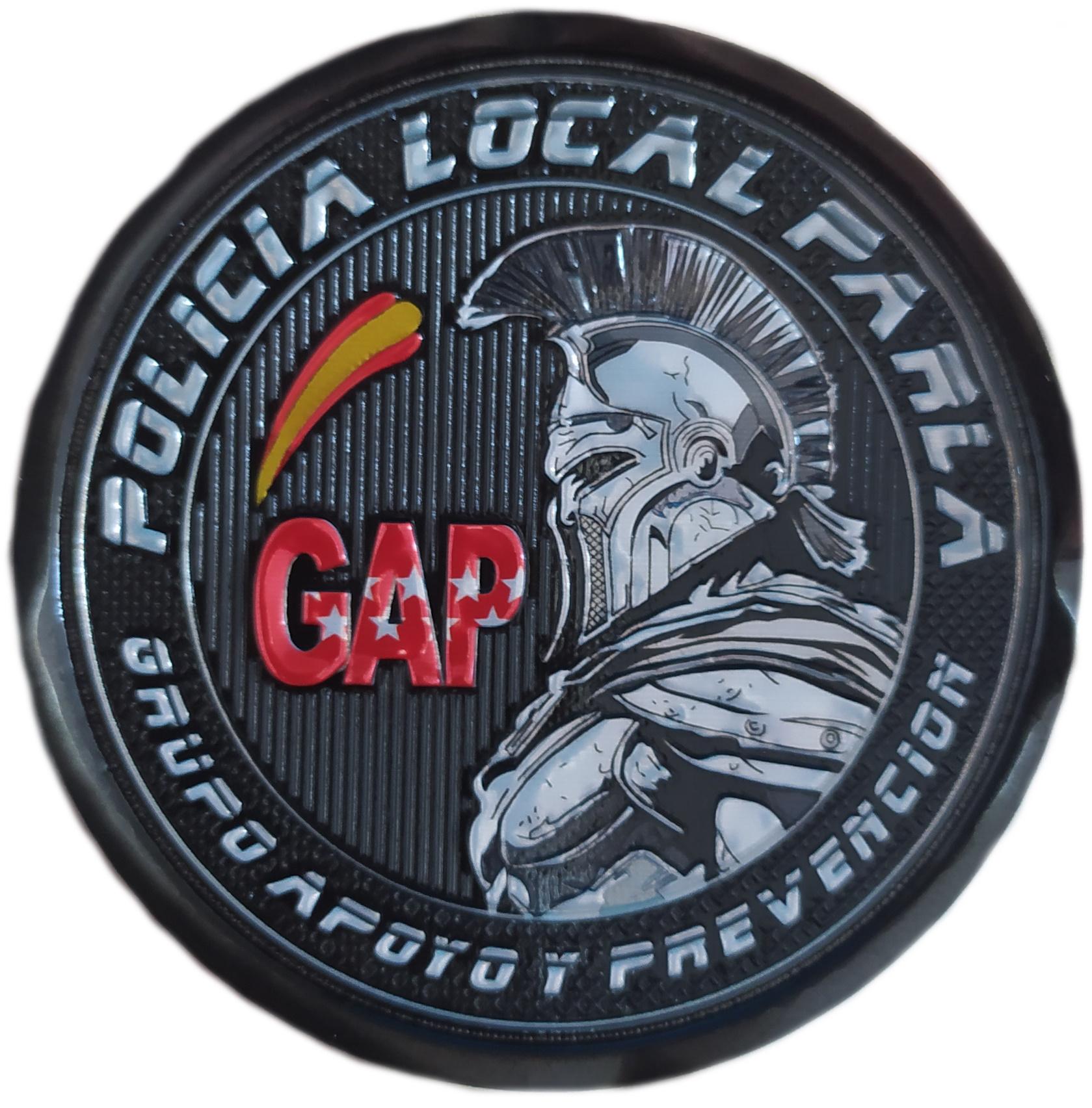 Policía Local Parla Madrid GAP Grupo de Apoyo y Prevención parche insignia emblema distintivo police patch ecusson