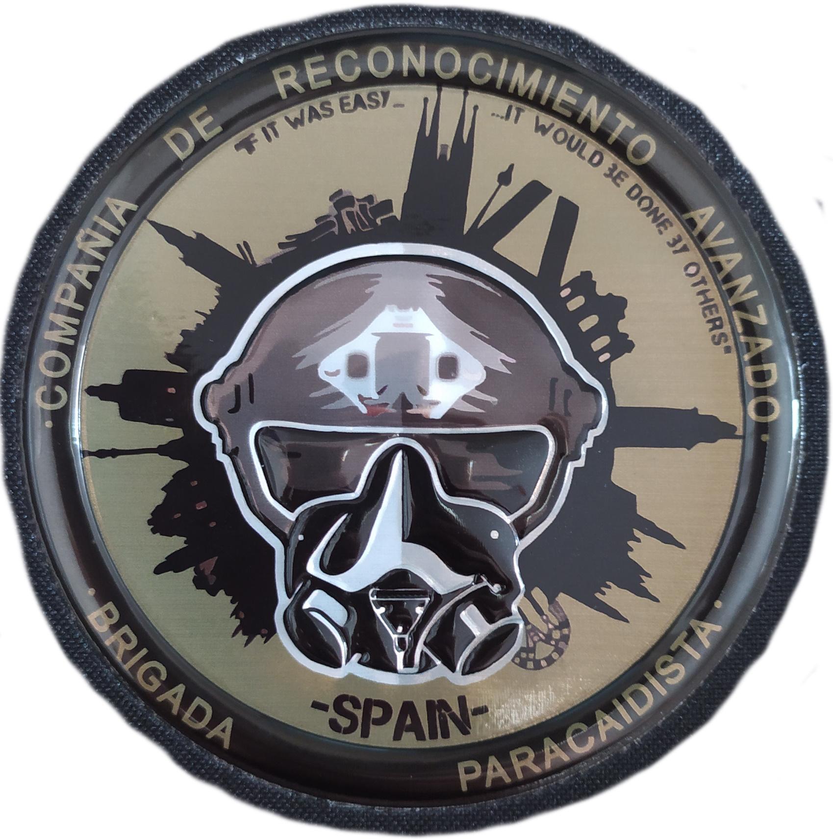 Ejército de tierra BRIPAC Brigada Paracaidista Compañía de Reconocimiento Avanzado parche insignia emblema patch ecusson Army 