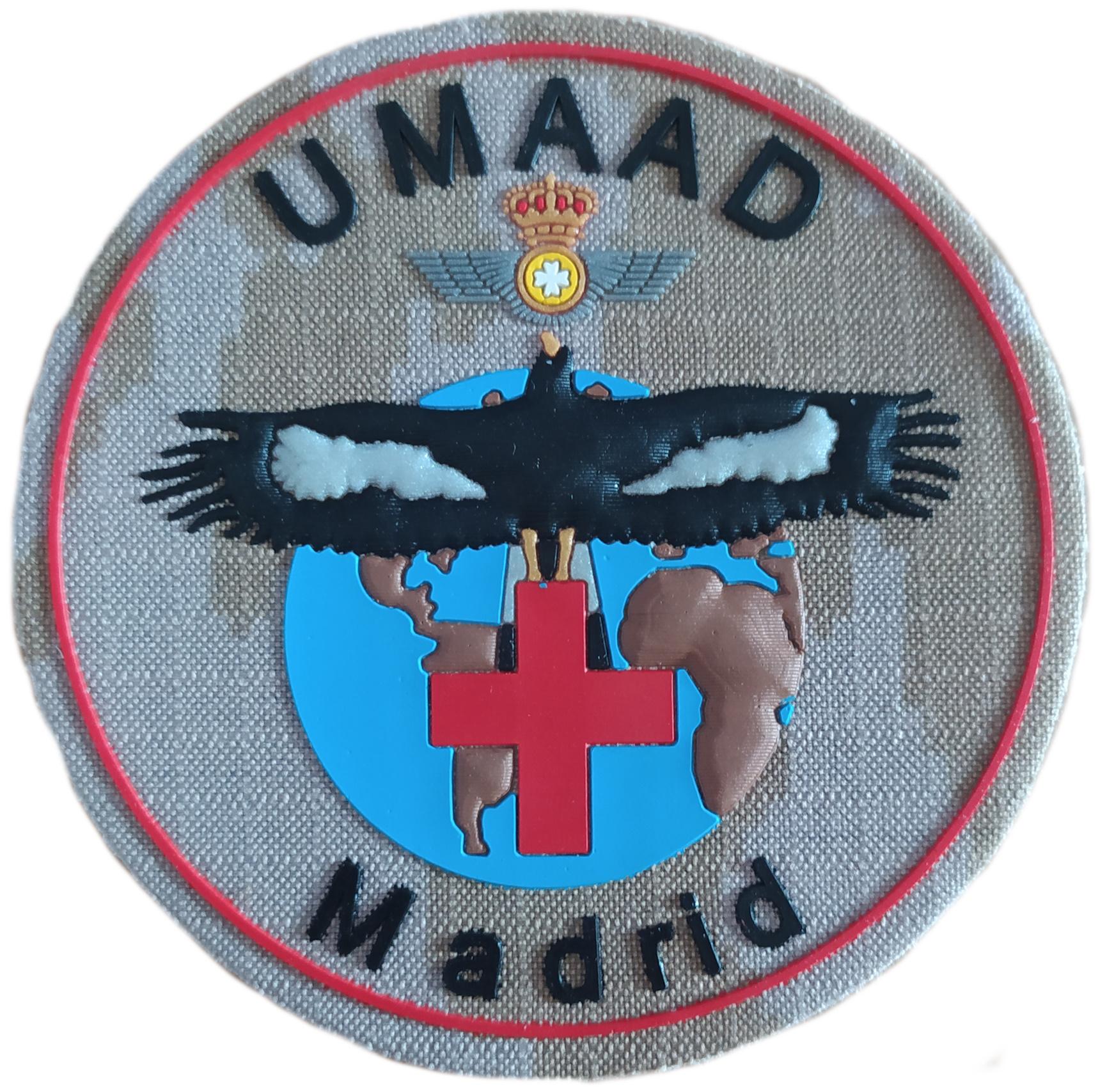 Ejército del Aire UMAAD Unidades Médicas Aéreas de Apoyo al Despliegue camuflaje parche insignia emblema distintivo Air Force