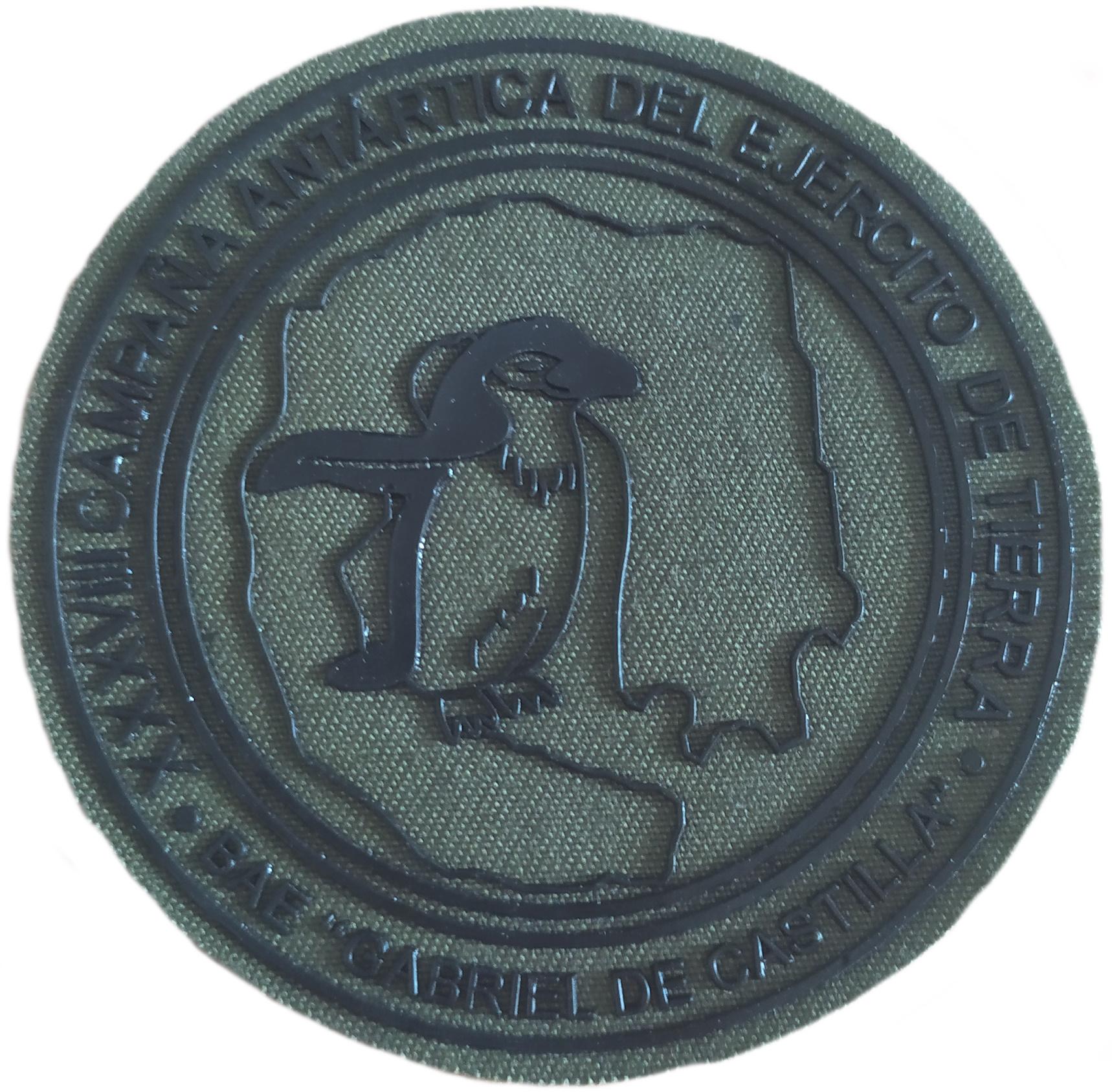 Ejército de tierra XXXVIII Campaña Antártica BAE Gabriel de Castilla parche insignia emblema patch ecusson Army 