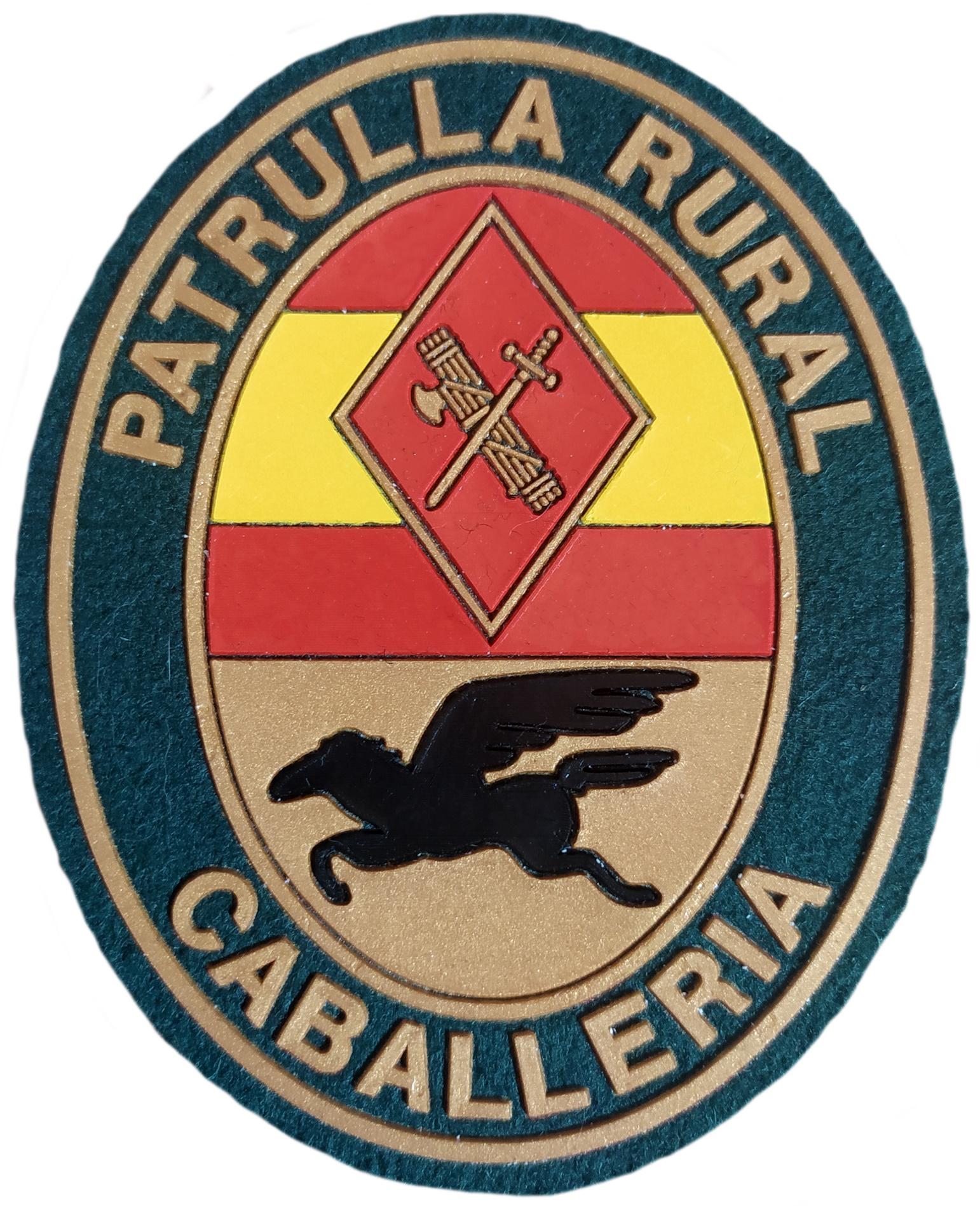 Guardia Civil Patrulla Rural Caballería parche insignia emblema distintivo patch ecusson Mounted