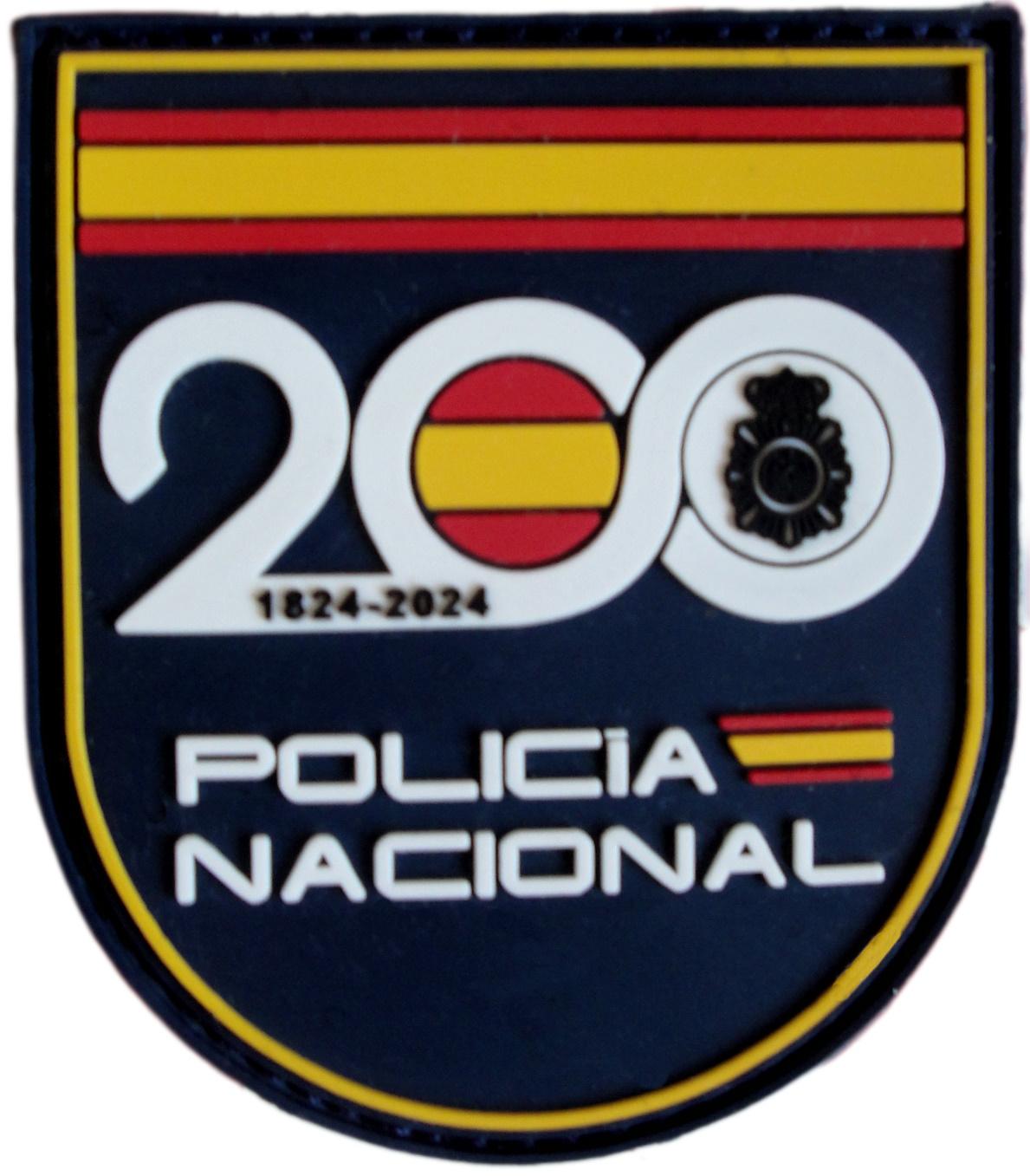Policía Nacional CNP 200 Aniversario 1824 2024 parche insignia emblema distintivo