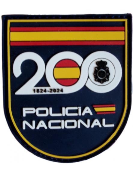 Policía Nacional CNP 200 Aniversario 1824 2024 parche insignia emblema distintivo