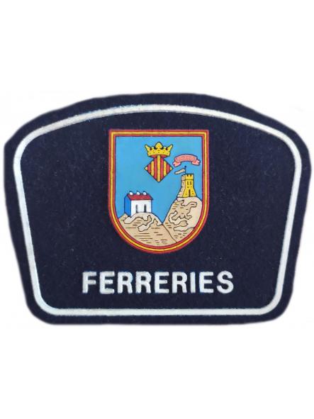 Policía Local Ferreries Islas Baleares parche insignia emblema distintivo Police patch ecusson