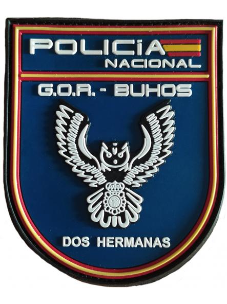 Policía Nacional CNP Grupo Operativo de Respuesta GOR Dos Hermanas Buhos parche insignia emblema distintivo patch ecusson
