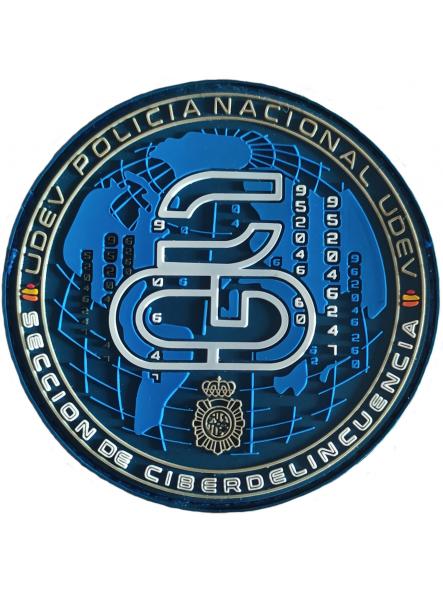 Policía Nacional CNP UDEV Sección de Ciberdelincuencia parche insignia emblema patch ecusson Police