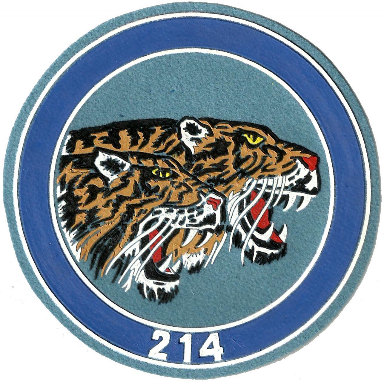 Ejército del aire escuadrón 214 parche insignia emblema distintivo