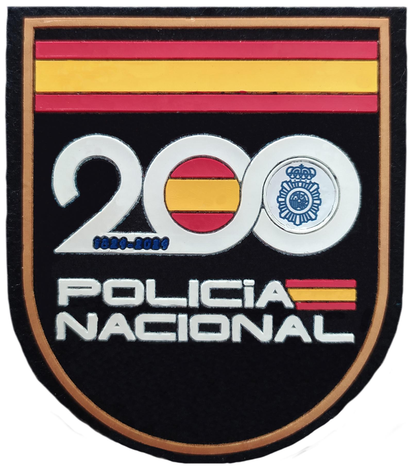 Policía Nacional CNP 200 Aniversario 1824 2024 parche insignia emblema distintivo