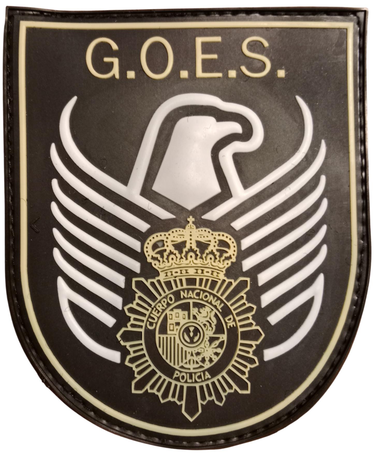 Policía Nacional CNP GOES Grupo Operativo Especial de Seguridad parche insignia emblema ecusson patch Swat Team