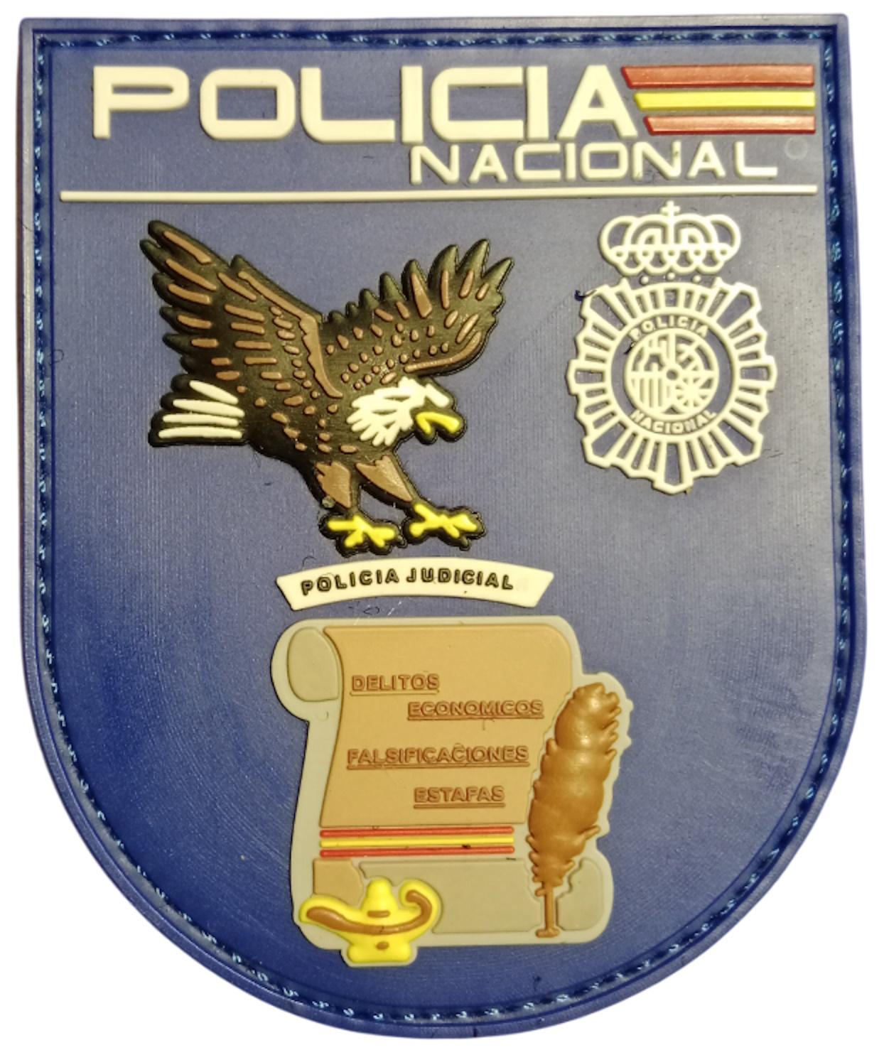 Policía Nacional CNP Delitos Económicos Falsificaciones y Estafas parche insignia emblema patch ecusson