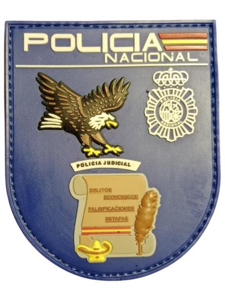 Policía Nacional CNP Delitos Económicos Falsificaciones y Estafas parche insignia emblema patch ecusson