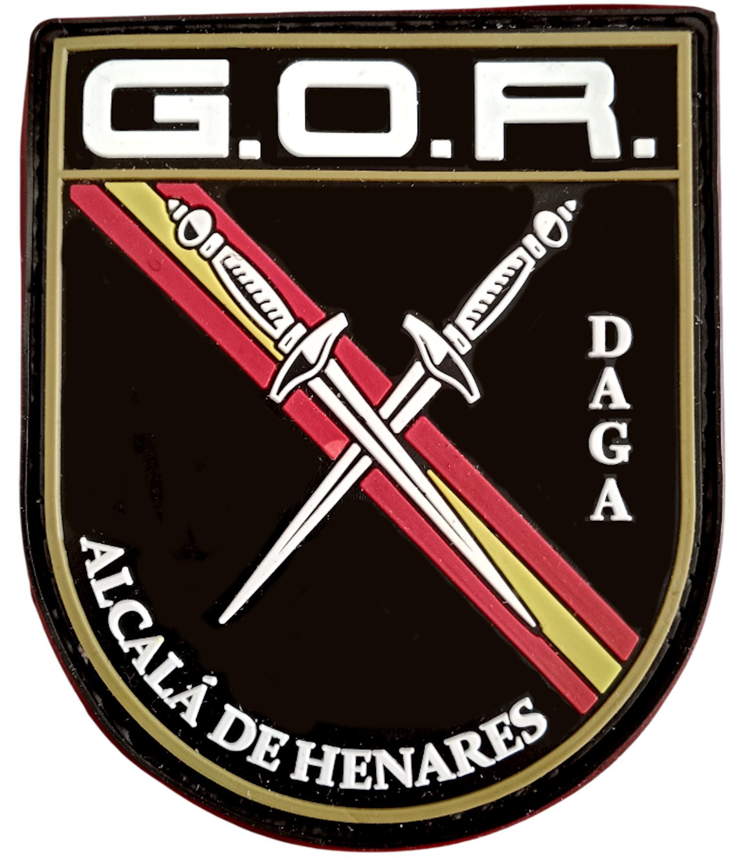 Policía Nacional CNP Grupo Operativo de Respuesta GOR DAGA Alcalá de Henares parche insignia emblema patch ecusson
