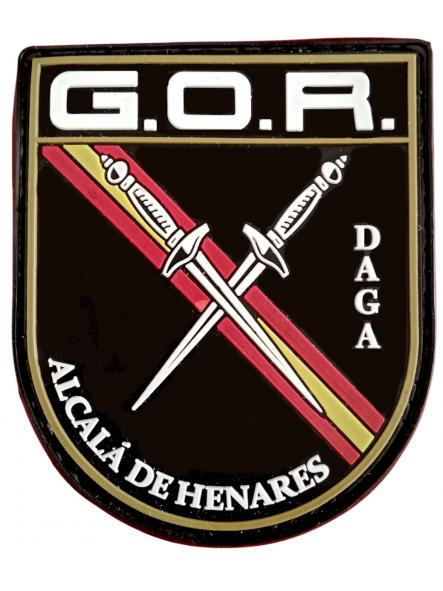 Policía Nacional CNP Grupo Operativo de Respuesta GOR DAGA Alcalá de Henares parche insignia emblema patch ecusson