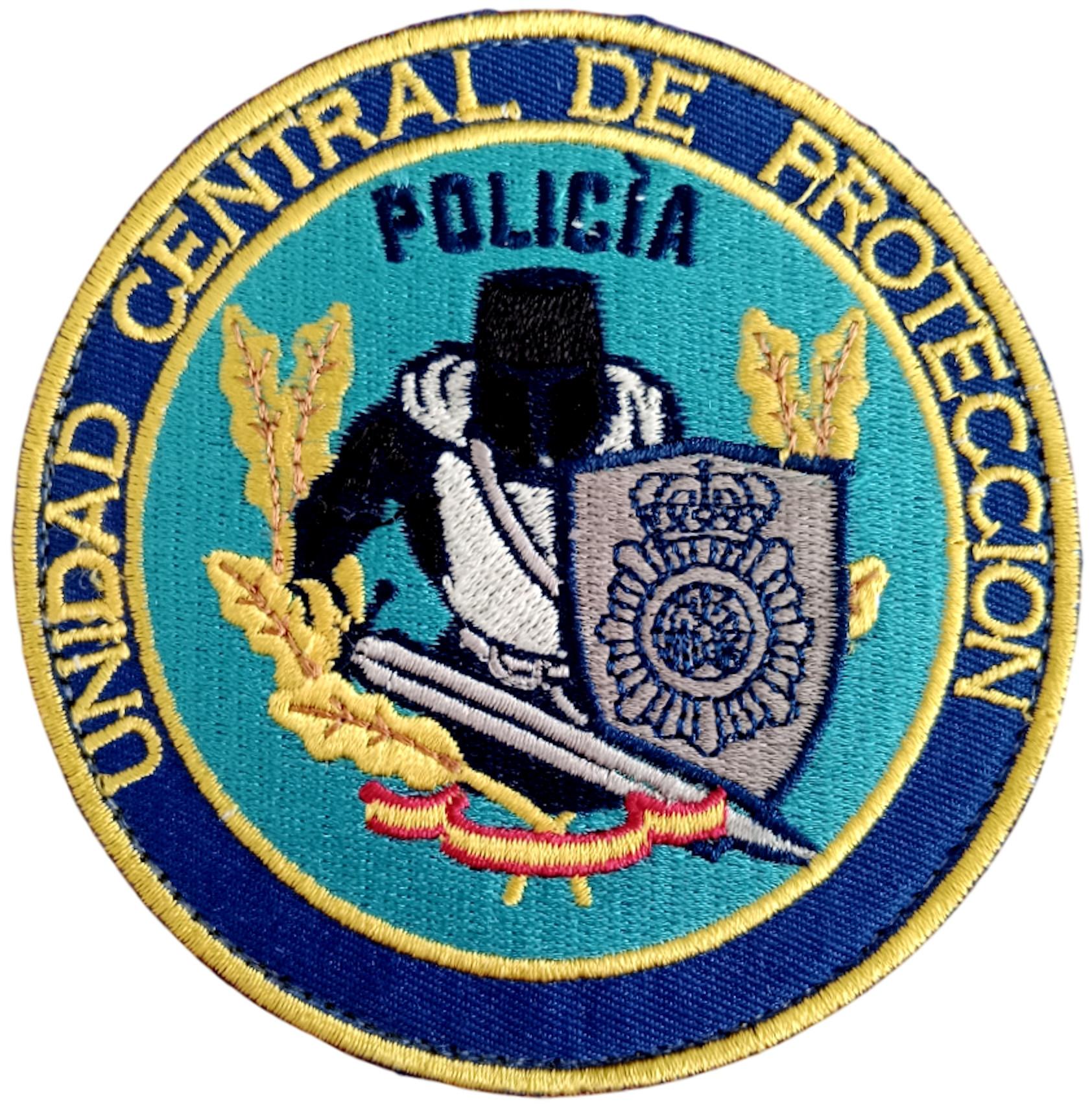 Policía Nacional CNP Unidad Central de Protección parche insignia emblema patch ecusson Police