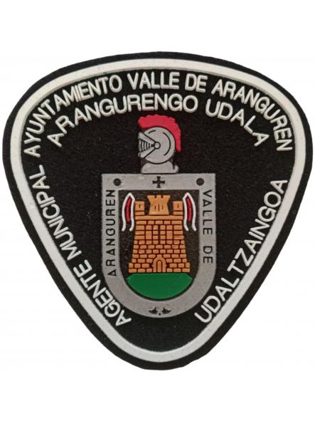 Policía Agentes Municipales Udaltzaingoa Aranguren Euskadi País Vasco parche insignia emblema ecusson Police patch