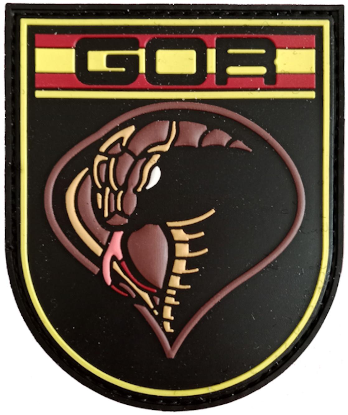 Policía Nacional GOR Grupo Operativo de Respuesta Cobras parche insignia emblema ecusson patch police