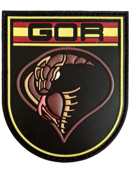 Policía Nacional GOR Grupo Operativo de Respuesta Cobras parche insignia emblema ecusson patch police