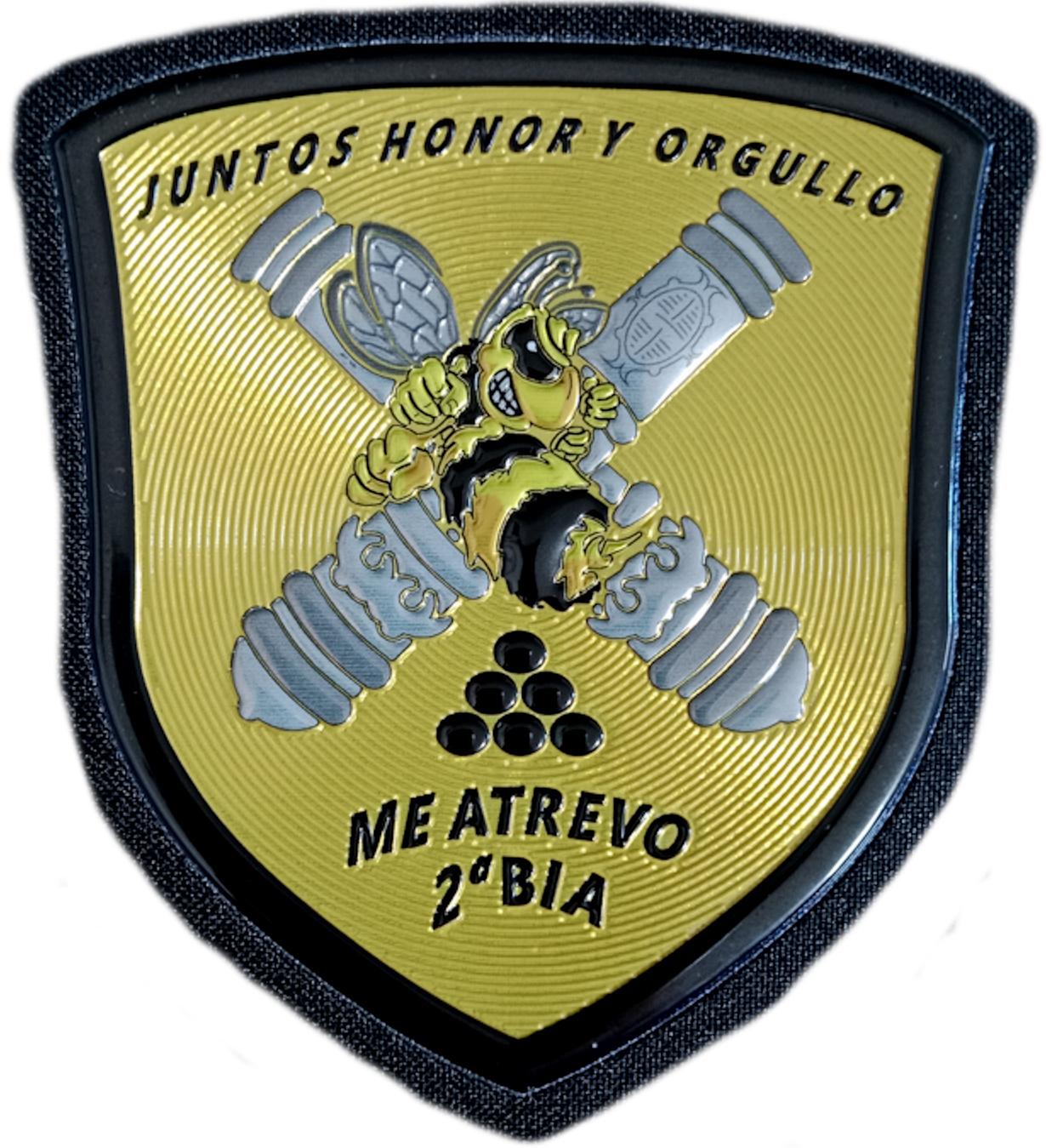 Ejército de Tierra Artillería me atrevo segunda batería juntos honor y orgullo parche insignia land army patch ecusson