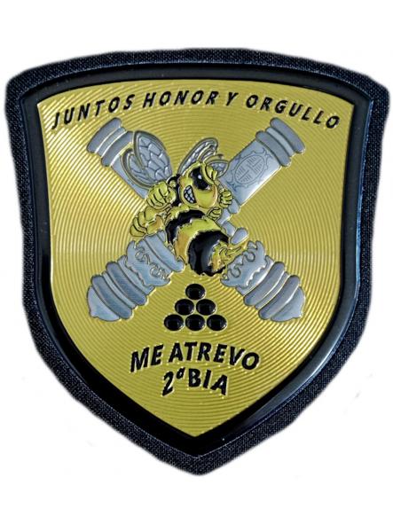 Ejército de Tierra Artillería me atrevo segunda batería juntos honor y orgullo parche insignia land army patch ecusson