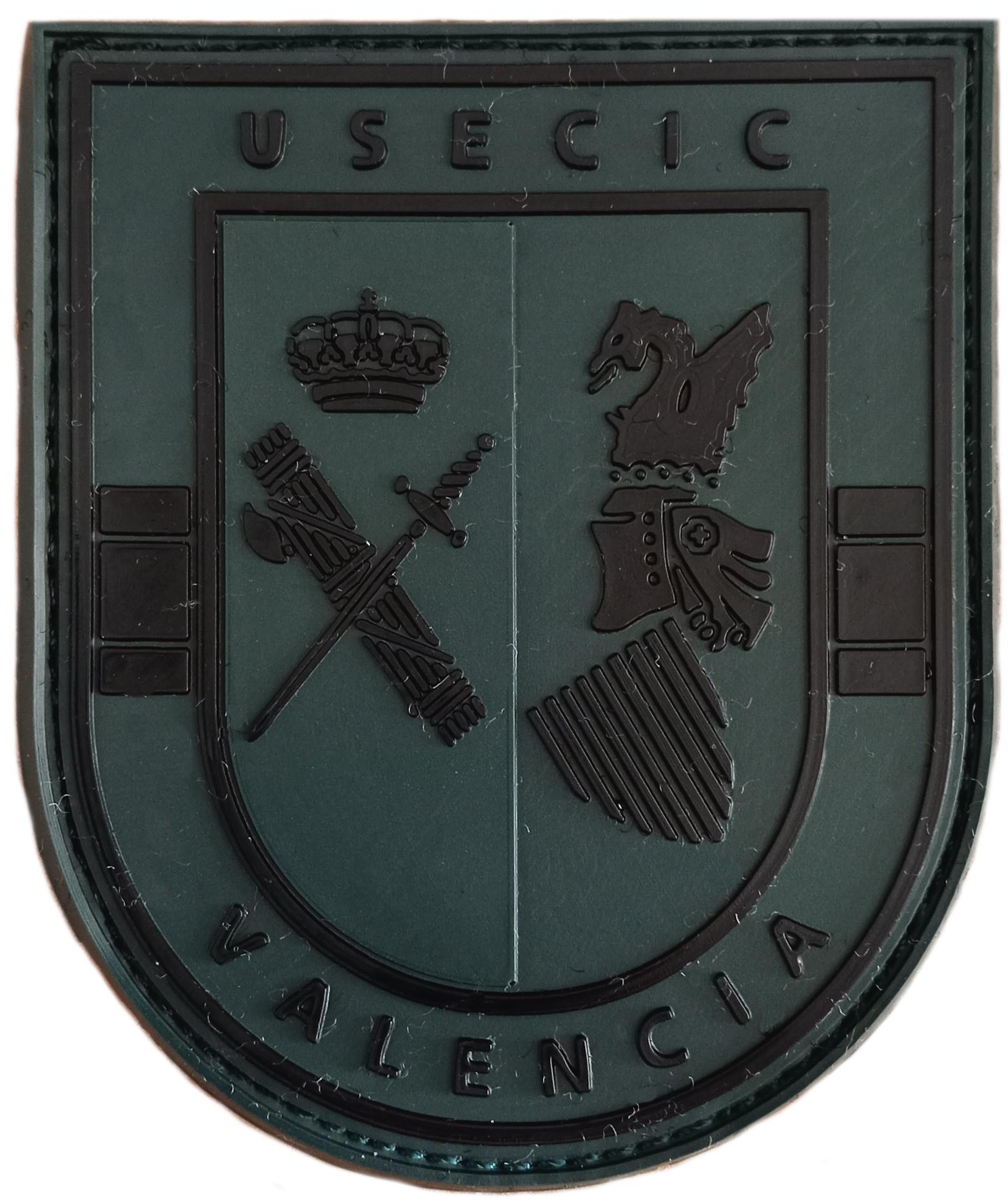 Guardia civil Usecic Valencia parche insignia emblema distintivo police patch ecusson