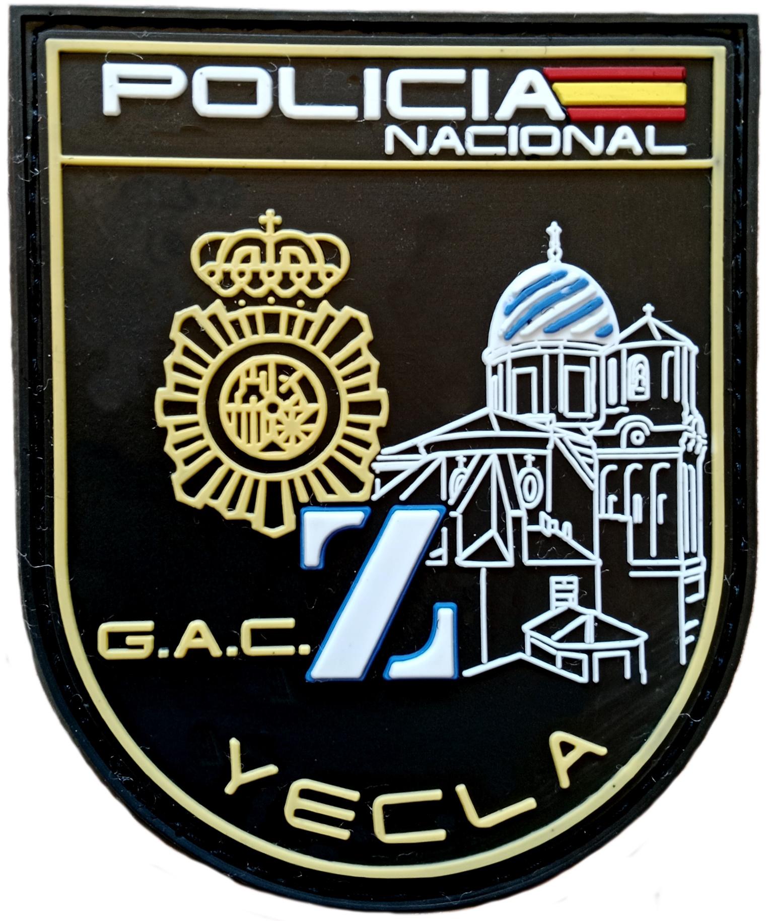 Policía Nacional Yecla GAC Grupo de Atención al Ciudadano parche insignia emblema patch ecusson Police