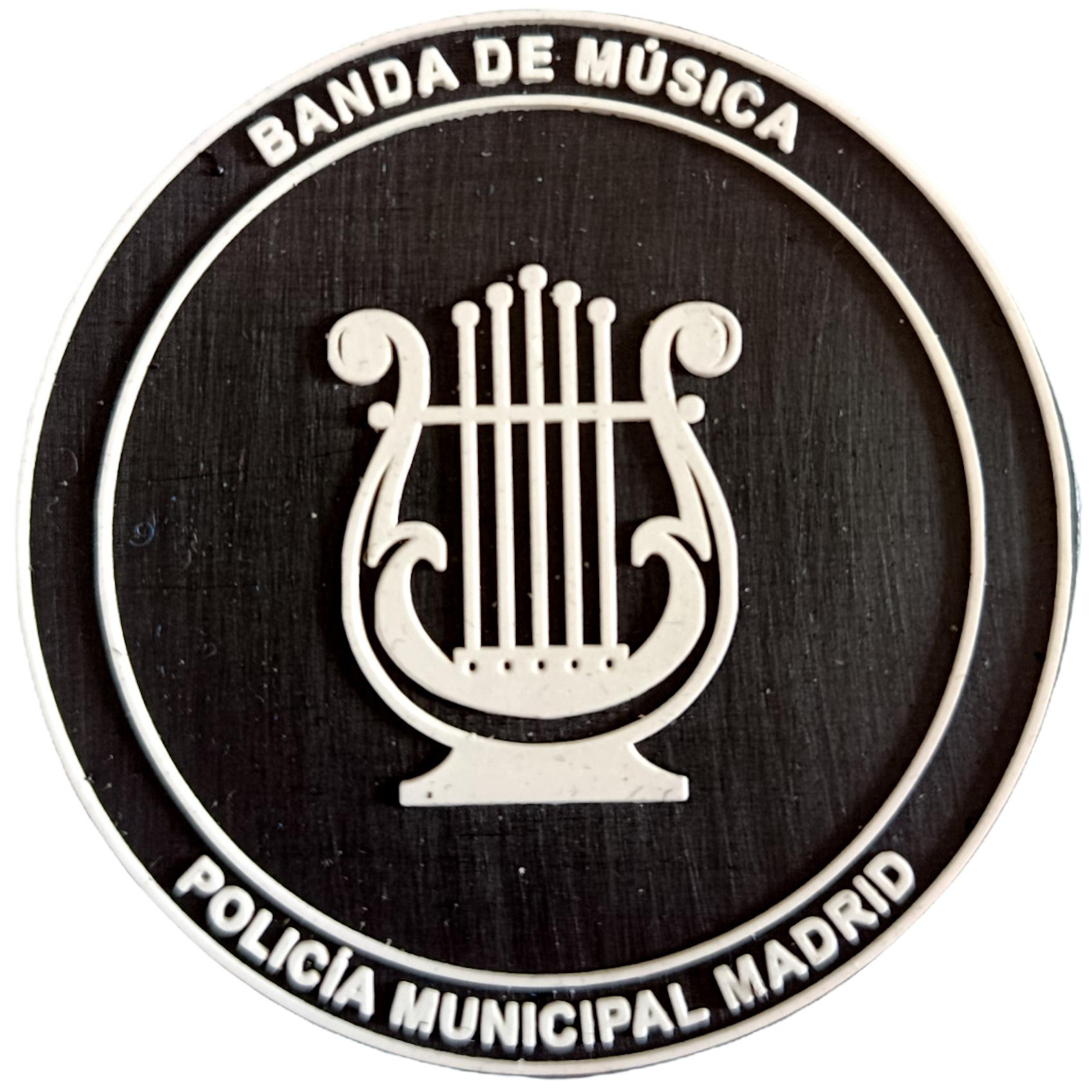Policía Municipal Madrid Banda de Música parche insignia emblema distintivo police patch ecusson