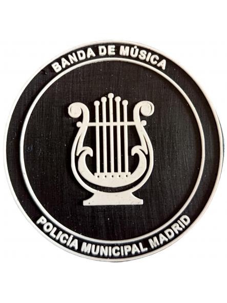 Policía Municipal Madrid Banda de Música parche insignia emblema distintivo police patch ecusson
