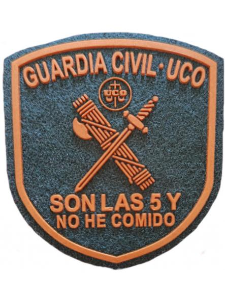 Guardia Civil UCO Son las 5 y no he comido parche insignia emblema distintivo patch ecusson gendarmerie  [0]
