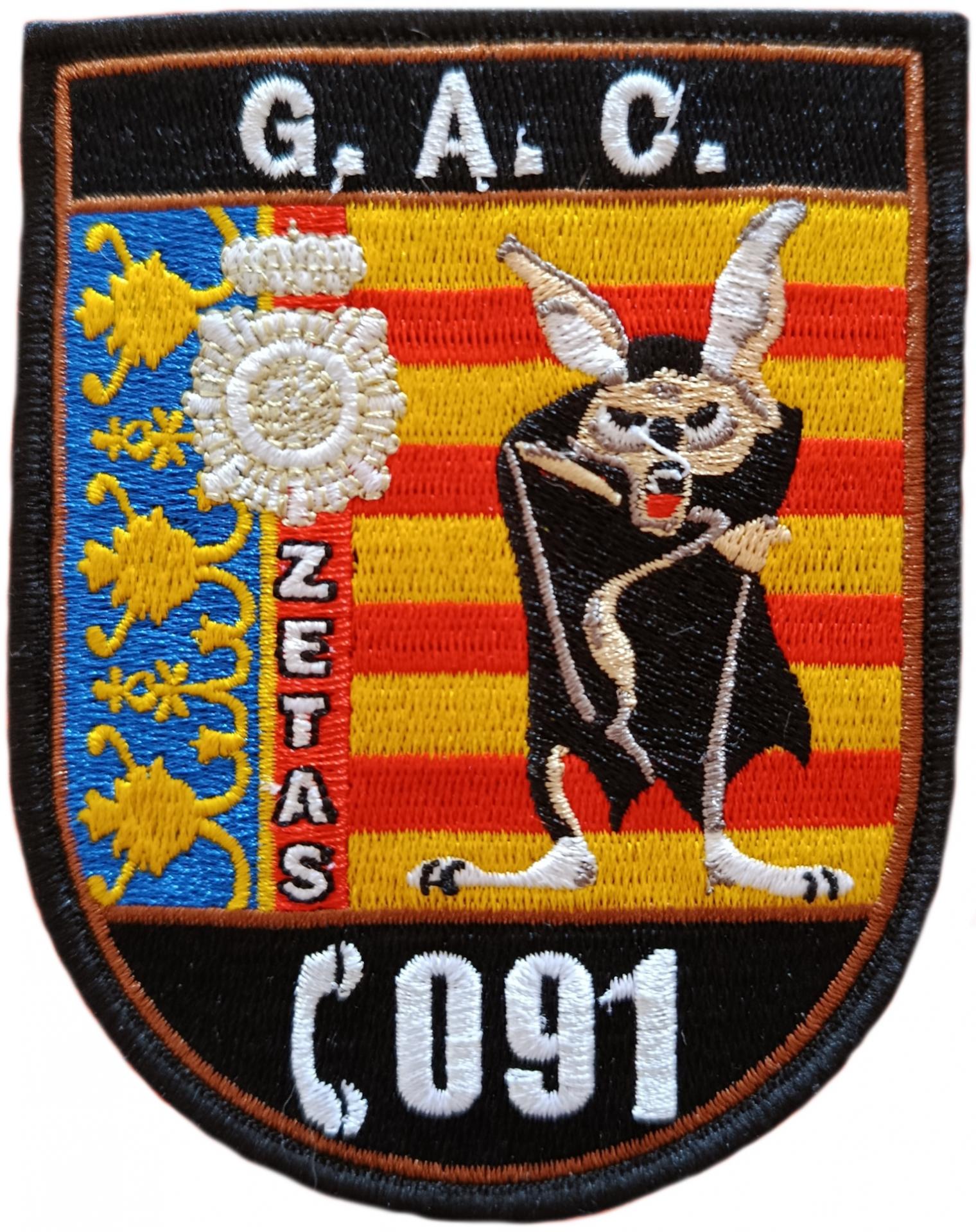 Policía Nacional GAC Grupo de Atención al Ciudadano Comunidad Valenciana parche insignia emblema patch ecusson 