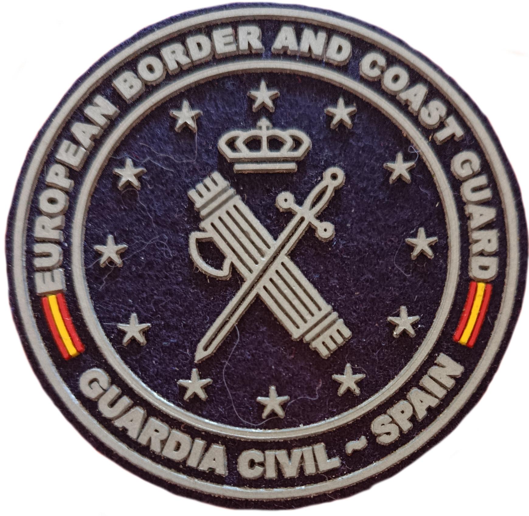 Guardia Civil European Border and Coast Guard parche insignia emblema distintivo patch ecusson gendarmerie 