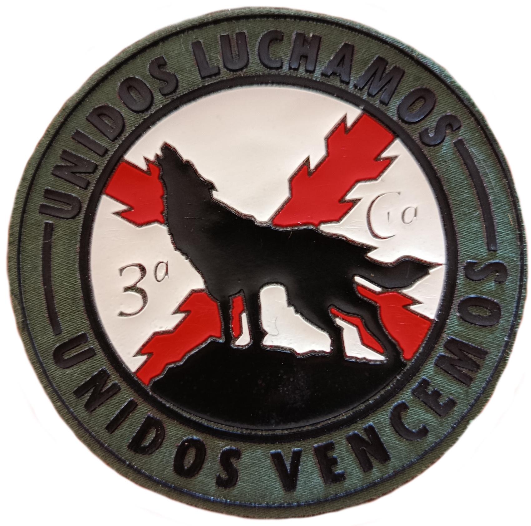 Ejército Infantería de Marina Tercio de la Armada Tercera Compañía unidos luchamos unidos vencemos parche insignia emblema Navy patch ecusson