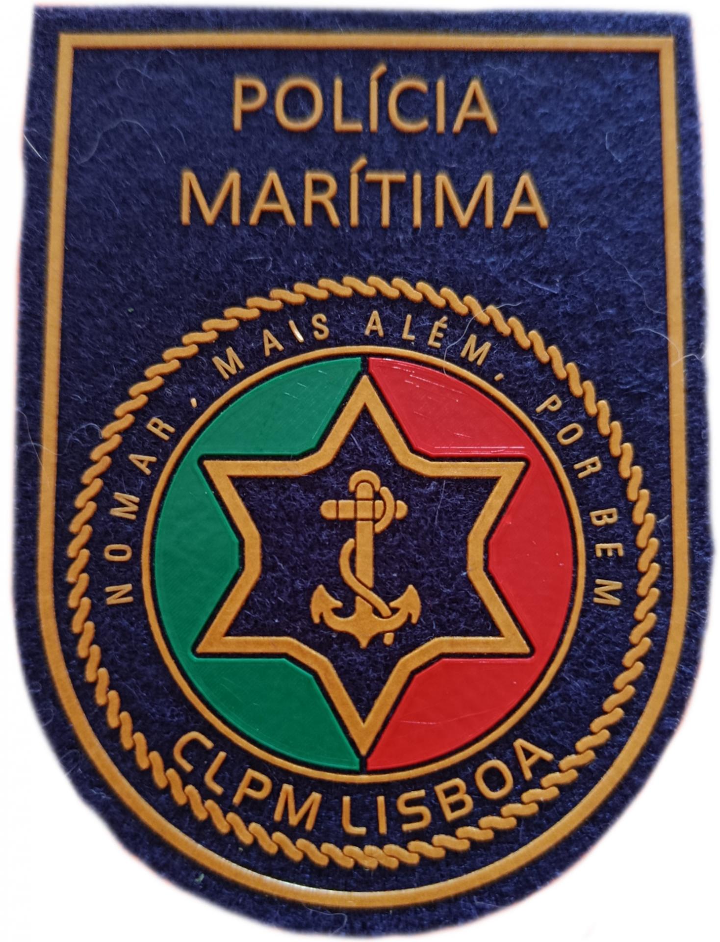 Policía Marítima de Portugal CLPM Lisboa parche insignia emblema ecusson patch Sea Police