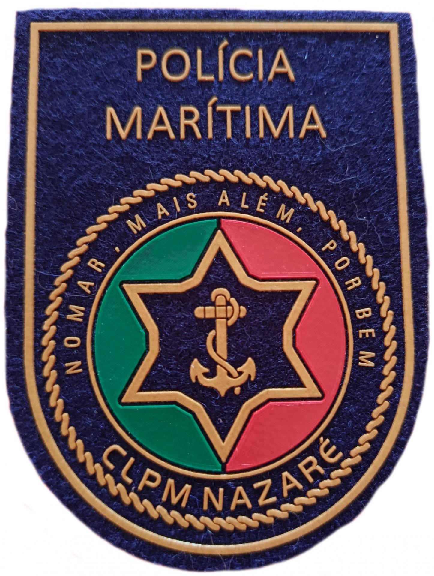 Policía Marítima de Portugal CLPM Nazaré parche insignia emblema ecusson patch Sea Police