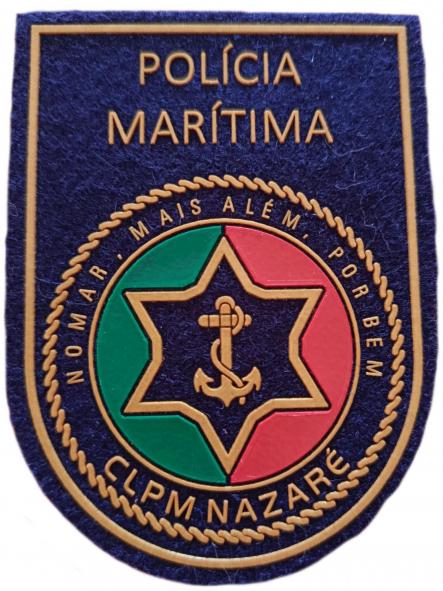 Policía Marítima de Portugal CLPM Nazaré parche insignia emblema ecusson patch Sea Police