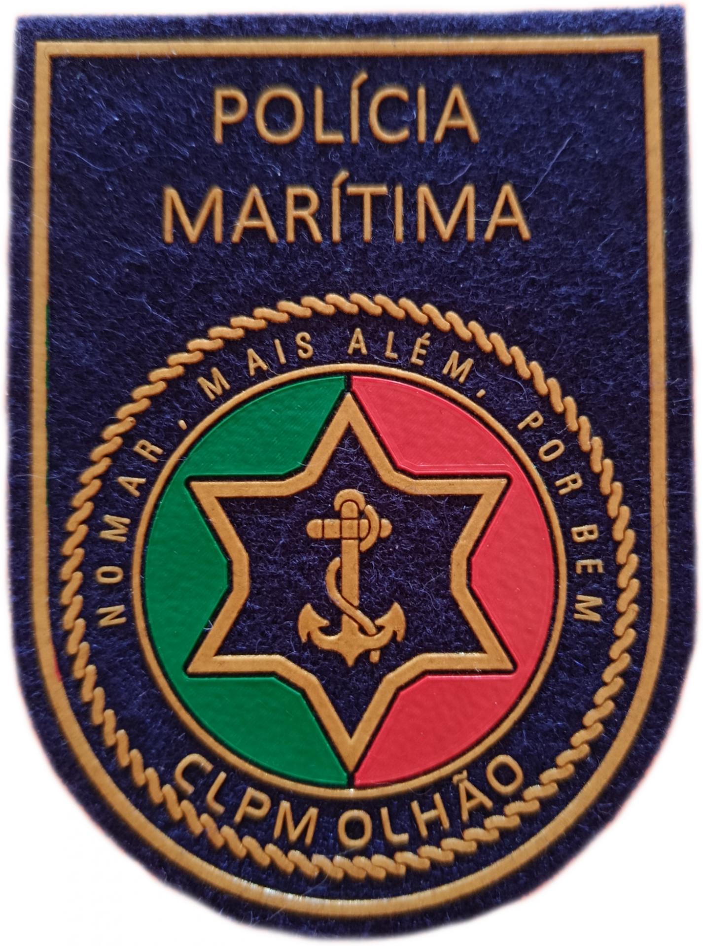 Policía Marítima de Portugal CLPM Olhao parche insignia emblema ecusson patch Sea Police