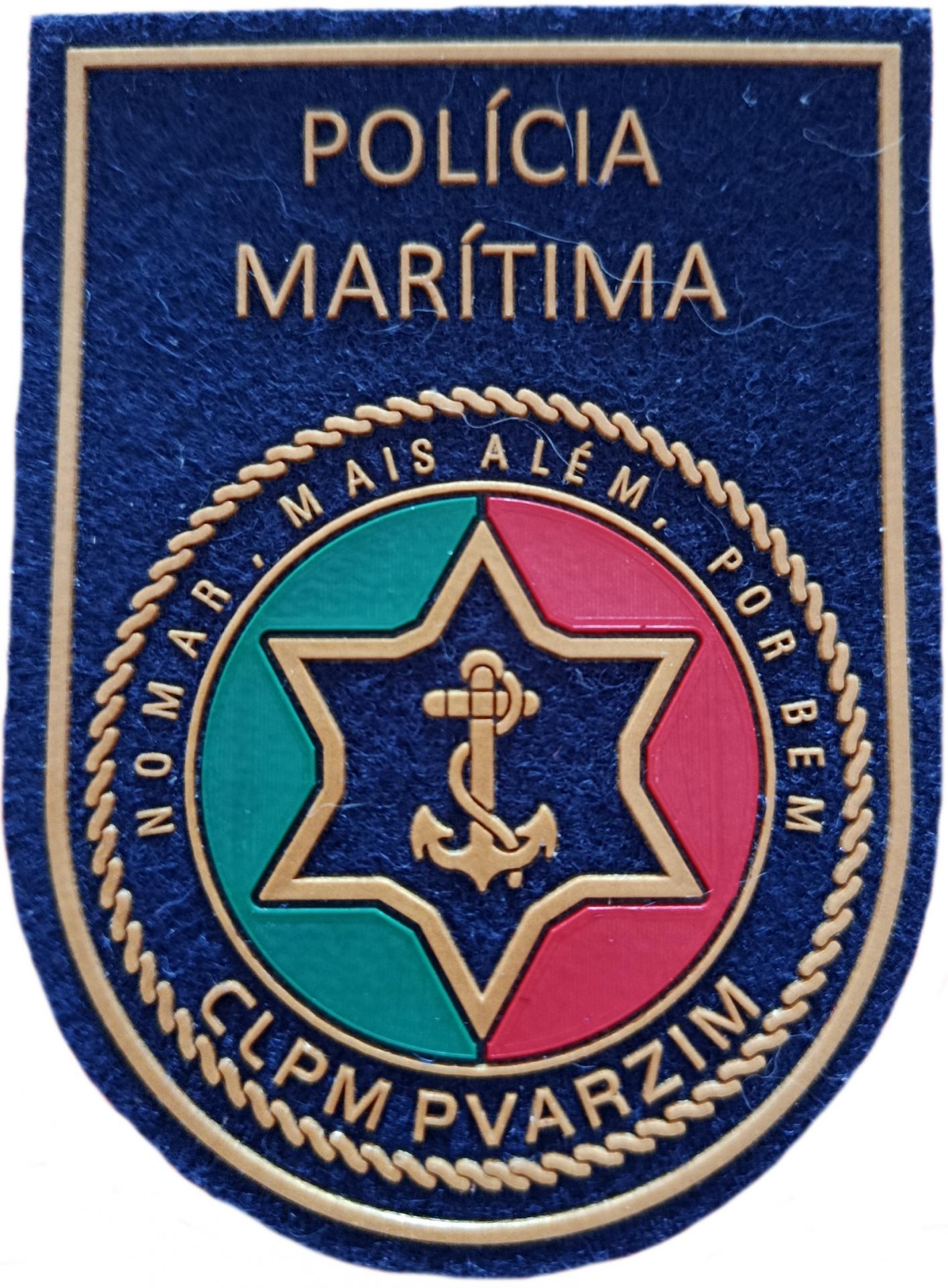 Policía Marítima de Portugal CLPM Povoa de Varzim parche insignia emblema ecusson patch Sea Police