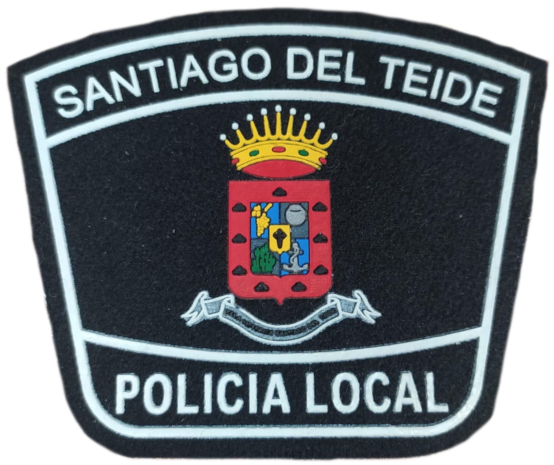Policía Local Santiago del Teide Islas Canarias parche insignia emblema police patch ecusson